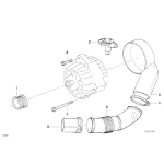 12311747185 Kanał powietrza BMW E34 E32 730i 740i 530i 540i M60 - 12311747185 - Części oryginalne BMW Łódź | Sklep internetowy BMW