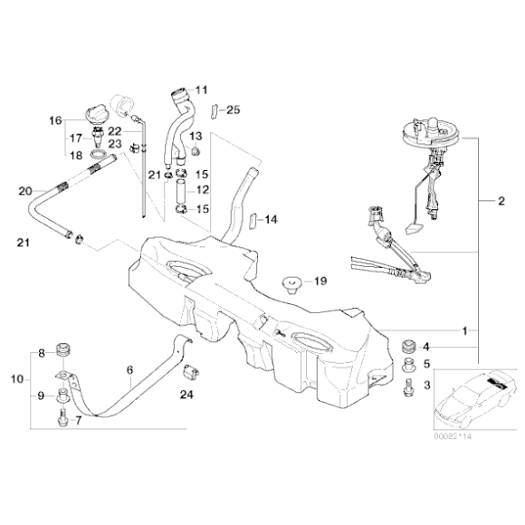 Oryginał BMW - 16111184717