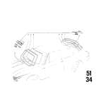 Uszczelka szyby przód BMW Isetta NK 700 E10 114 1502 1600 1602 1802 1800 2000 2002 - 51311803265