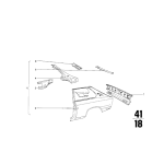 Pas tylny BMW 114 1602 1802 2000 2002 2000tii 2002tii - 41341808735