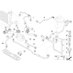 Opaska zaciskowa przewodu BMW E24 E30 E31 E32 E34 E36 E38 E39 E46 E53 E60 E65 E70 F01 F06 F07 F10 F12 MINI - 16121180242