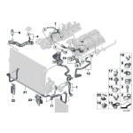 Opaska zaciskowa przewodu BMW E24 E30 E31 E32 E34 E36 E38 E39 E46 E53 E60 E65 E70 F01 F06 F07 F10 F12 MINI - 16121180242