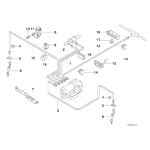 Uchwyt przewodu paliwowego BMW E31 840i 840Ci 850Ci 850CSi E36 316 318 320 323 325 328 M3 Z3 - 16121180378