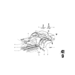 41351840033 Mocowanie podnośnika samochodowego 114 E9 NK 1500 1600 2002 2000 - 41351840033 - Części oryginalne BMW Łódź | Sklep internetowy BMW