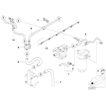 16121184977 Przewód paliwa ciśnienieniowy BMW E39 525d 530d M57 - 16121184977 - Części oryginalne BMW Łódź | Sklep internetowy BMW