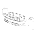 Pas przód BMW E12 518 518i 520 520i M10 - 41331848180