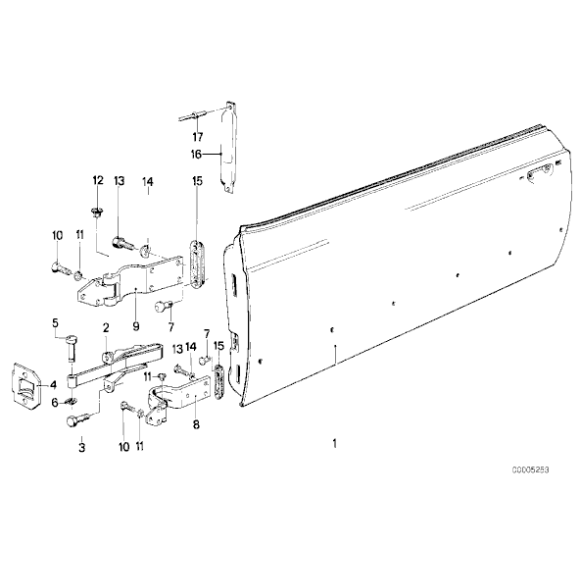 Zawias lewy - 41511865829