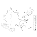 Filtr paliwa BMW E82 E84 E90 E91 E92 F01N 128 135 320 323 325 328 330 335 740 750 - 16137161329
