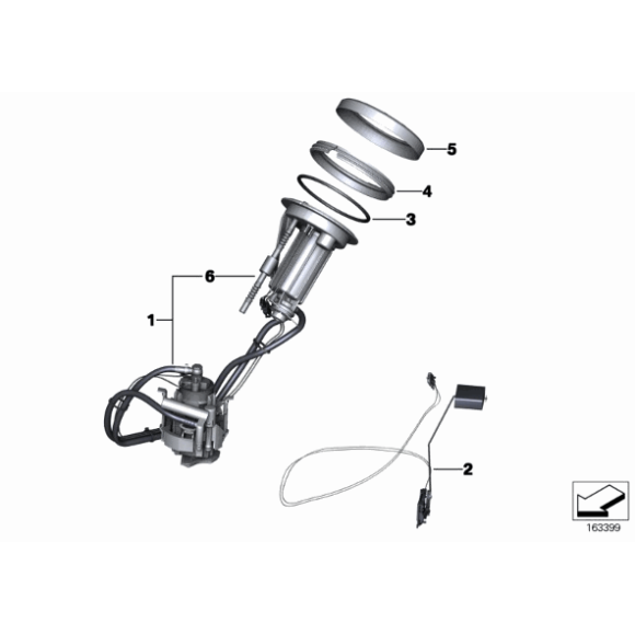 16146750467 uszczelka pompy paliwa BMW E60 E61 E63 E64 E65 E66 E83 X3 E83N  - 16146750467 - Części oryginalne BMW Łódź
