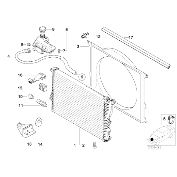 Osłona wentylatora - 17101715321