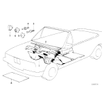51481904142 Nit rozprężny wnętrza BMW E28 E34 E30 R22 316i 318i 318is 320i 324td 325i 325ix 325e 518i 520i 525i 530i 540i M5 M3 - 5148190414 - Części oryginalne BMW Łódź | Sklep internetowy BMW