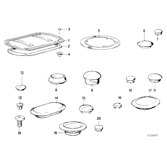 51711913007 Śruba BMW E28 E30 518 520 524 525 533 528 535 M5 315 318 320 323 324 325 M3 - 51711913007 - Części oryginalne BMW Łódź | Sklep internetowy BMW