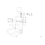 52101916611 Linka uchylania składania fotela przód BMW E24 E30 Coupe 628 633 635 M6 316 318 320 323 325 M3 - 52101916611 - Części oryginalne BMW Łódź | Sklep internetowy BMW