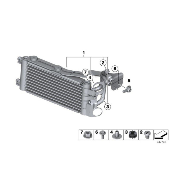 Śruba odpowietrzająca BMW E30 E36 E39 E38 E46 X5 E81 E90 E87 E91 Mini - 17111712788