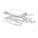 Uszczelka pokrywy dachu BMW E12 E23 E28 518 520 528 535 530 728 732 735 - 54121920052