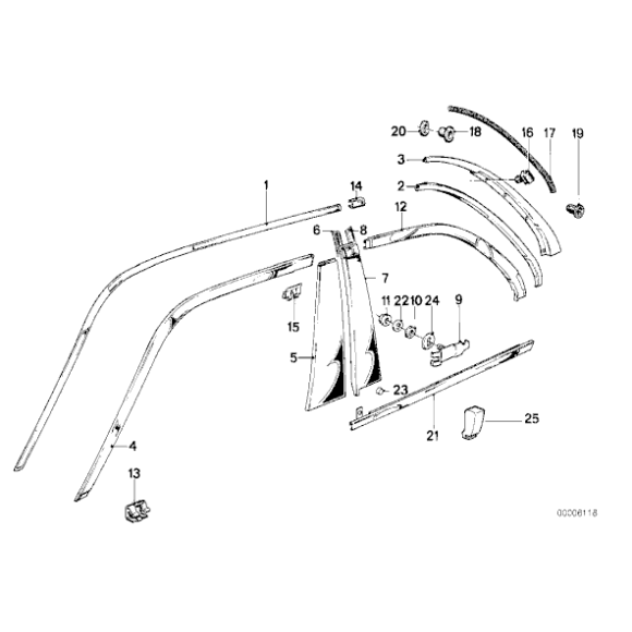 Uszczelka prawa BMW F30 316 316i 318i 320i 323i 325e 325i M3 - 51721922472