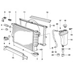 Zbiorniczek wyrównawczy chłodnicy BMW E39 E38 E36 320 323 325 328 M3 728 520 523 528 - 17111723520