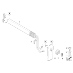 Łożysko gumowe mocowanie chłodnicy BMW E70 E71 X5 X6 F15 F16 I01 I12 i3 i8 - 17117553480