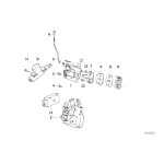 Podkładka BMW E30 E32 E34 316 318 320 325 M3 730 735 750 520 525 530 535 - 51211969766