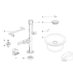 51711977915 Mocowanie podnośnika samochodowego BMW E36 316 318 320 323 325 328 M3 - 51711977915 - Części oryginalne BMW Łódź | Sklep internetowy BMW