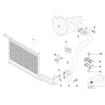 Uchwyt przewodu olejowego BMW E30 E31 E32 E34 E36 E38 E39 E46 E52 E53 E65 E66 E83 E85 E87 E90 E91 E92 E93 Z3 - 17201712210