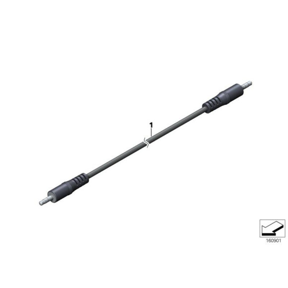 Przewód podłączeniowy AUX E39 E46 E60 E65 E87 F07 F10 X3 X5 X6 - 61122153330