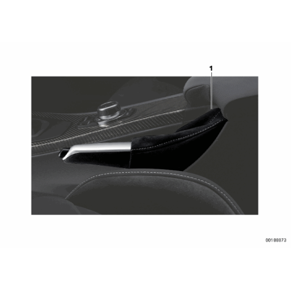 Uchwyt hamulca ręcznego BMW Performance BMW E90 E91 E92 E93 - 34402153755