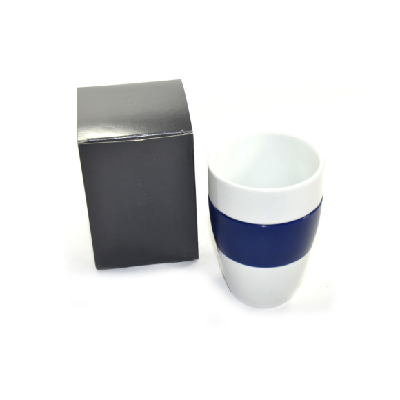 Kubek porcelanowy z granatowym pierścieniem BMW E30 E36 E46 E39 E38 E90 E87 E81 F01 E60 E65 F10 F30 F20 F21 X1 X3 X5 X6 - 802221