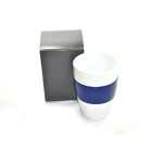 Kubek porcelanowy z granatowym pierścieniem BMW E30 E36 E46 E39 E38 E90 E87 E81 F01 E60 E65 F10 F30 F20 F21 X1 X3 X5 X6 - 802221