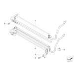 Chłodnica układu kierowniczego BMW BMW E60 E61 E63 E64 540 550 650 - 17217559961