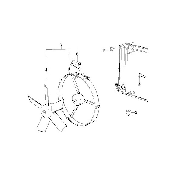 17401373177 Opornica wentylatora BMW E32 E34 - 17401373177 - Części oryginalne BMW Łódź | Sklep internetowy BMW