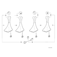 61122231559 Przewód podśw. uchwytu dźw. zmiany b. - 61122231559 - Części oryginalne BMW Łódź | Sklep internetowy BMW