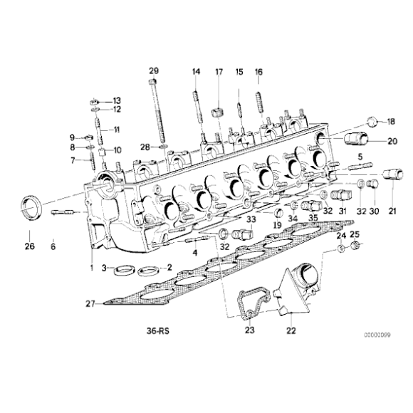 11122244727 Uszczelka głow. silnika bezazbestowa - 11122244727 - Części oryginalne BMW Łódź | Sklep internetowy BMW