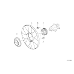 11522245498 Visco sprzęgło wentylatora BMW E30 E36 E34 525tds 325tds 318tds 324td - 11522245498 - Części oryginalne BMW Łódź | Sklep internetowy BMW