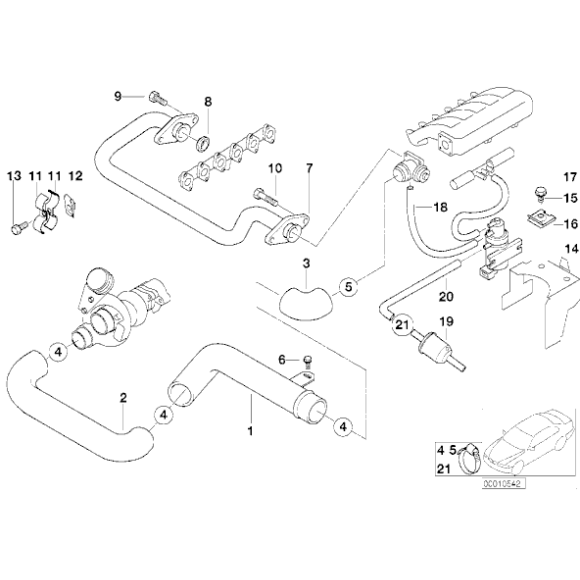 11742246175 Przetwornik ciśnienia BMW E36 E39 E38 725tds 525tds 325tds 325td 525td - 11742246175 - Części oryginalne BMW Łódź | Sklep internetowy BMW