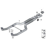 Wieszak tłumika BMW E39 E46 E60 E61 E63 E64 E90 E93 E92 F06 F10 F12 F13 M3 M5 M6 - 18207832991