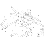 Uszczelka odmy BMW E38 E65 740d - 11152248387