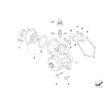 Termostat z króćcem BMW E38 E65 740d 745d - 11512248542