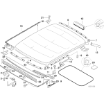 Uszczelka szyberdachu BMW E36 Compact 316 318ti 318tds 323ti - 54112267292