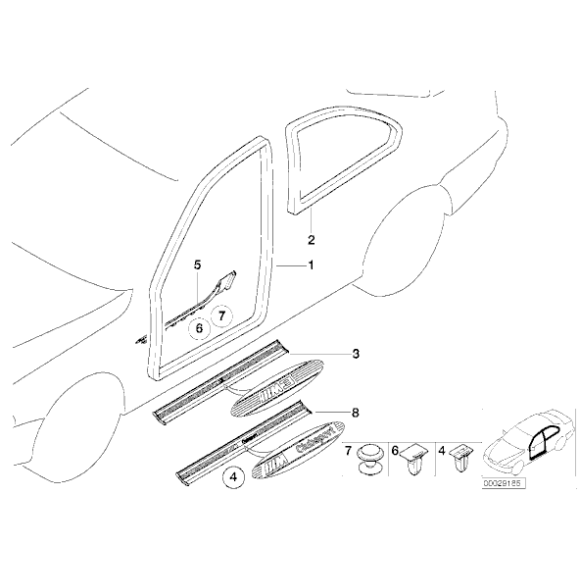 51472268574 Seria indyw. 95 GT International, Osłona przednia - 51472268574 - Części oryginalne BMW Łódź | Sklep internetowy BMW
