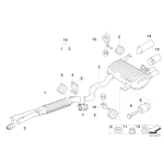 Tłumik drgań BMW E60 E61 E63 E64 E81 E84 X1 E87 E90 E91 F01 F10 F20 F21 - 18303413587