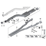 Tłumik drgań BMW E60 E61 E63 E64 E81 E84 X1 E87 E90 E91 F01 F10 F20 F21 - 18303413587