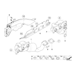 18307530972 Nakrętka BMW E60 E61 E63 E64 E65 E70 F01 F10 F11 F25 X3 E83 730 630 520 525 530 - 18307530972 - Części oryginalne BMW Łódź | Sklep internetowy BMW