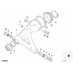 Trzpień wahacza tył BMW K21 K22 K23 K25 K26 K27 K28 K29 K30 K32 K33 K40 K41 K43 K44 R28 - 33172335110