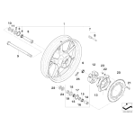 Tłumik łańcucha napędowego BMW R13 R131 R134 F650 GS G650 - 27712345789