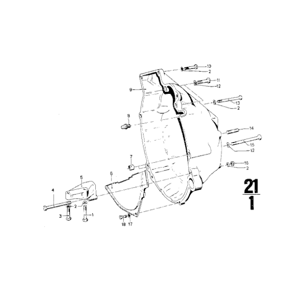 Trzpień kulisty BMW E12 E21 E23 E24 E28 E3 E30 E32 E34 E9 Z1 - 21511202659