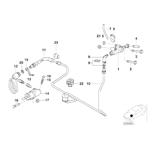 21526751466 Przewód rurowy - 21526751466 - Części oryginalne BMW Łódź | Sklep internetowy BMW