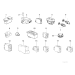 Przełącznik dachu składanego BMW Z3 2.2d 3.0i 2.5i M3 2 S50 S54 S52 - 61312496302