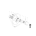 31212634120 Zaślepka piasty koła przód BMW NK 2002 E12 E23 E24 E3 E9 2000 1800 1600 - 31212634120 - Części oryginalne BMW Łódź | Sklep internetowy BMW