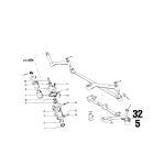 Zaślepka BMW 114 NK E12 E28 E24 - 32212675171